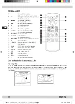 Предварительный просмотр 38 страницы ECG XMS 1111 U Instruction Manual