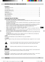 Предварительный просмотр 79 страницы ECG XMS 1111 U Instruction Manual