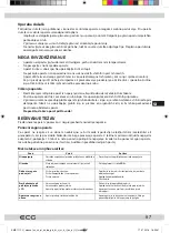 Предварительный просмотр 87 страницы ECG XMS 1111 U Instruction Manual