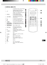 Предварительный просмотр 125 страницы ECG XMS 1111 U Instruction Manual