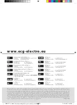 Предварительный просмотр 176 страницы ECG XMS 1111 U Instruction Manual