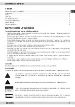 Предварительный просмотр 3 страницы ECG XMS 144 U Instruction Manual