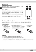 Предварительный просмотр 12 страницы ECG XMS 144 U Instruction Manual