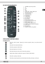 Предварительный просмотр 13 страницы ECG XMS 144 U Instruction Manual