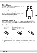 Предварительный просмотр 33 страницы ECG XMS 144 U Instruction Manual