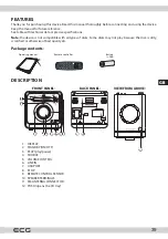 Предварительный просмотр 39 страницы ECG XMS 144 U Instruction Manual