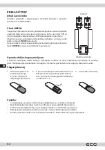 Предварительный просмотр 54 страницы ECG XMS 144 U Instruction Manual