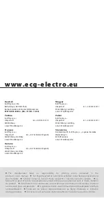 Предварительный просмотр 80 страницы ECG ZH 1321 Instruction Manual