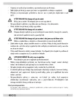 Preview for 7 page of ECG ZH 3620 Instruction Manual