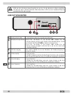 Предварительный просмотр 48 страницы ECG ZR 800 Operating Manual