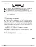 Предварительный просмотр 55 страницы ECG ZR 800 Operating Manual