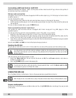 Предварительный просмотр 60 страницы ECG ZR 800 Operating Manual