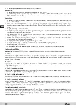 Предварительный просмотр 20 страницы ECG ZS 08 Instruction Manual