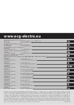 Предварительный просмотр 76 страницы ECG ZS 08 Instruction Manual