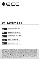 Preview for 1 page of ECG ZS 1420 Instruction Manual