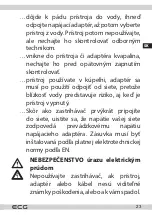 Preview for 23 page of ECG ZS 1520 CC Instruction Manual