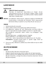 Preview for 42 page of ECG ZS 1520 CC Instruction Manual