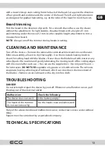 Preview for 13 page of ECG ZS 2620 Magnetic Instruction Manual