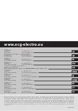 Preview for 56 page of ECG ZV 115 Instruction Manual