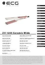 Preview for 1 page of ECG ZV 1255 Ceramic Wide Instruction Manual