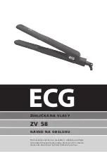 Preview for 5 page of ECG ZV 58 Operating Manual