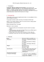 Preview for 2 page of ECH Medical Instrument Tempatch ECH-b1-M User Manual