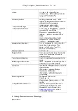 Preview for 3 page of ECH Medical Instrument Tempatch ECH-b1-M User Manual