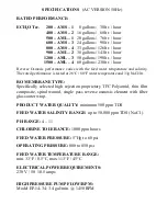 Предварительный просмотр 3 страницы ECH2O Tec. 200-AMS-1 Owner'S Manual