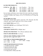 Предварительный просмотр 3 страницы ECH2O Tec. 900-BHL- 2 Owner'S Manual