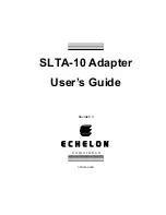 Echelon SLTA-10 User Manual предпросмотр