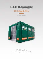 ECHO BARRIER CS Cutting Station Specifications предпросмотр