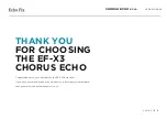 Предварительный просмотр 2 страницы Echo Fix CHORUS ECHO EF-X3 User Manual