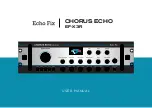 Echo Fix CHORUS ECHO EF-X3R User Manual предпросмотр