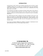 Preview for 2 page of ECHO MARINE 200-DML-1 Owner'S Manual