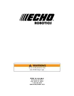 Предварительный просмотр 15 страницы ECHO Robotics CGSL01AF1 Technical Manual