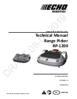ECHO Robotics RP-1200 Technical Manual preview