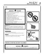 Preview for 5 page of Echo 02001001 Operator'S Manual