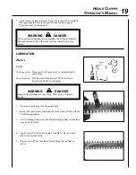 Предварительный просмотр 19 страницы Echo 02006801 Operator'S Manual