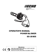 Echo 0232291 Operator'S Manual preview