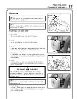 Предварительный просмотр 11 страницы Echo 05999999 Operator'S Manual