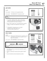 Предварительный просмотр 17 страницы Echo 06001247 Operator'S Manual