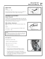 Предварительный просмотр 21 страницы Echo 06001247 Operator'S Manual