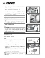 Preview for 18 page of Echo 06999999 Operator'S Manual