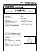 Предварительный просмотр 5 страницы Echo 07001001 Operator'S Manual