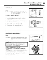 Предварительный просмотр 23 страницы Echo 07001001 Operator'S Manual