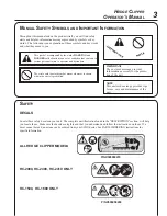 Предварительный просмотр 3 страницы Echo 2410 - Type 1E Operator'S Manual