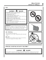 Предварительный просмотр 5 страницы Echo 2410 - Type 1E Operator'S Manual