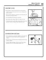 Предварительный просмотр 15 страницы Echo 2410 - Type 1E Operator'S Manual