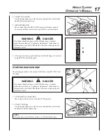 Предварительный просмотр 17 страницы Echo 2410 - Type 1E Operator'S Manual