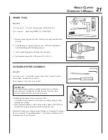 Предварительный просмотр 21 страницы Echo 2410 - Type 1E Operator'S Manual